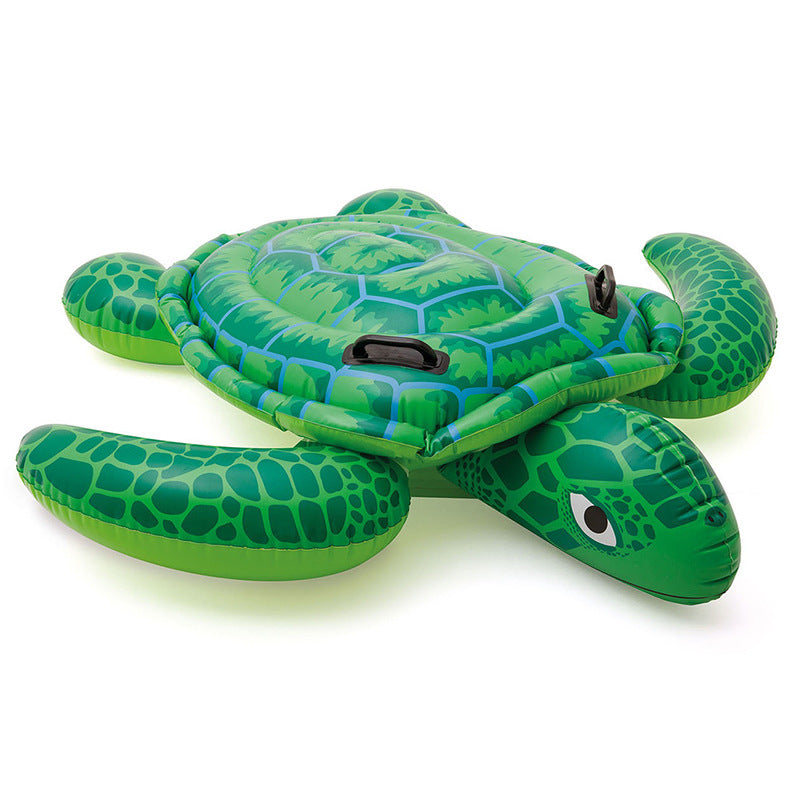 Unisex Inflatable Turtle with Grip Handles Bowlift