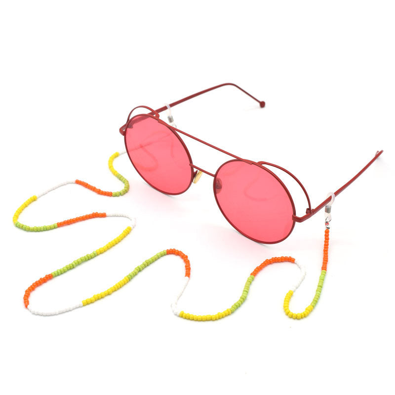 Colorful Bead Eyewear Chain Bowlift