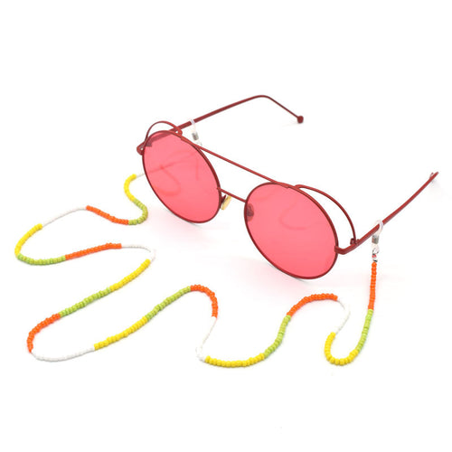 Colorful Bead Eyewear Chain Bowlift