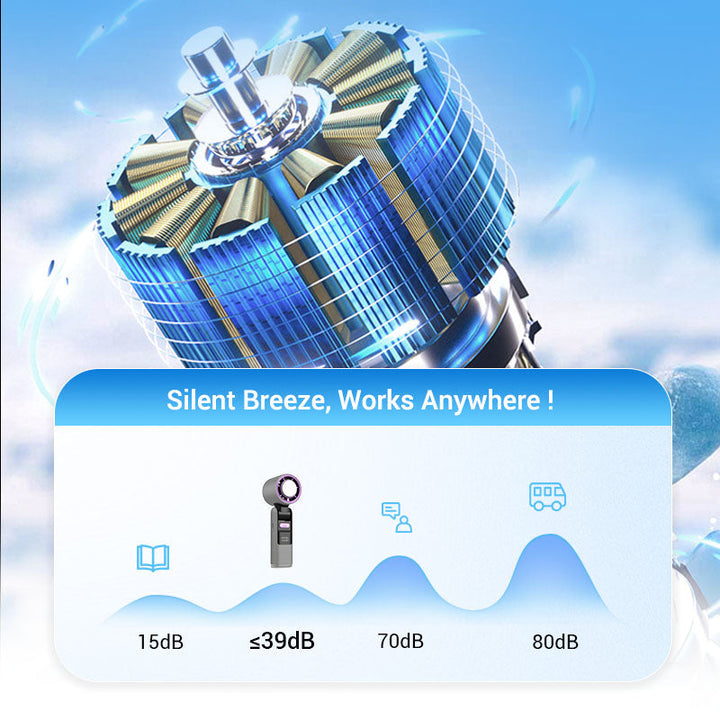 BreezeGo Mini-Handheld Fan | Bowlift
