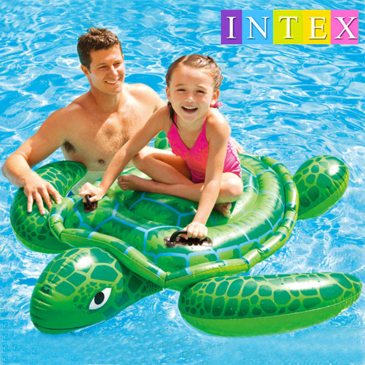 Unisex Inflatable Turtle with Grip Handles Bowlift