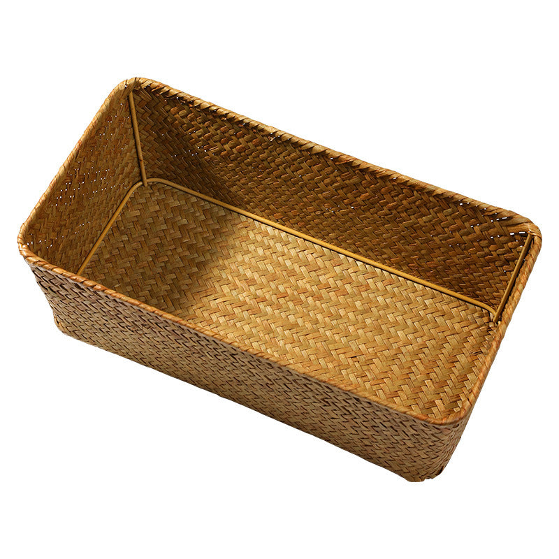 Rectangular Handwoven Storage Tray Bowlift
