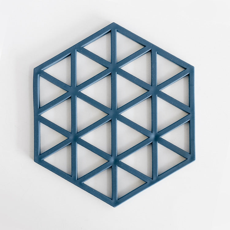 Unisex Silicone Coaster with Geometric Design Bowlift