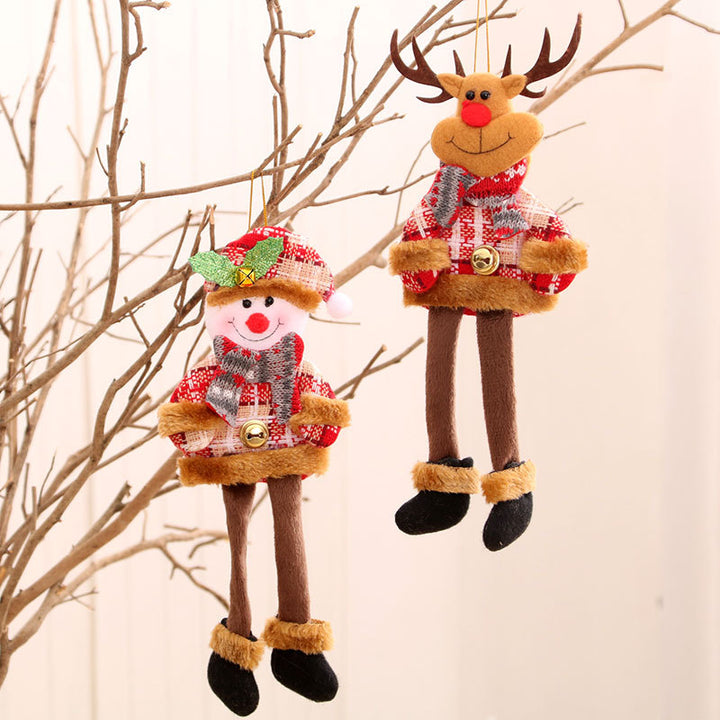 Festive Plush Bear Ornament Bowlift