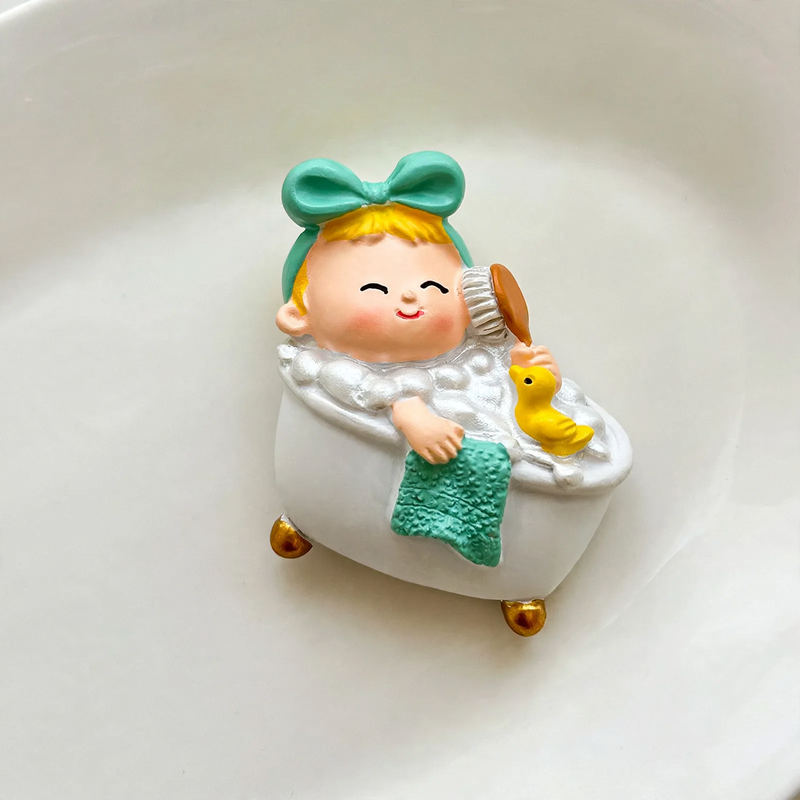 3D refrigerator magnets, resin