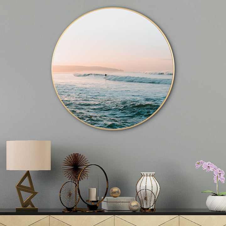 BowLift | Sea Golf View Canvas Print Blue Tropical Style Painting for Living Room, Multiple Sizes