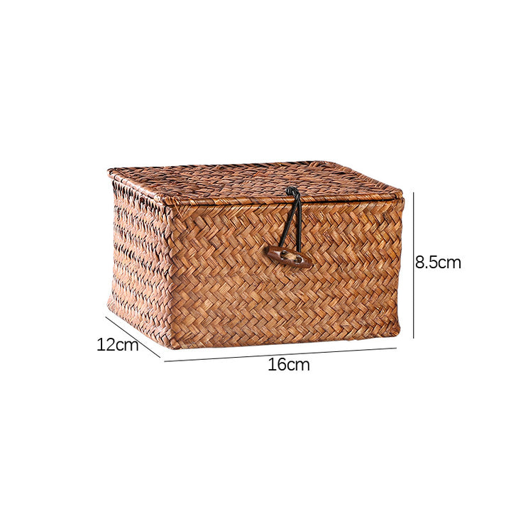 Handcrafted Woven Storage Box Bowlift