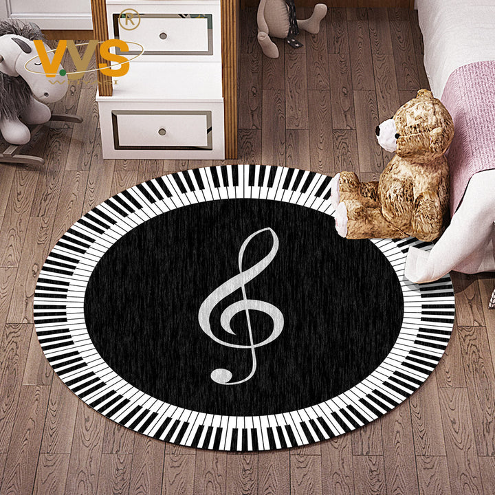 BowLift | Multicolor Flowers Pattern Rug with Star and Heart Polyester Kids Rug Washable Non-Slip Pet-Friendly Rug for Children's Room