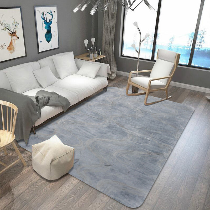 BowLift | Unusual abstract carpet gray industrial carpet polyester pet-friendly non-slip backing washable carpet for the living room