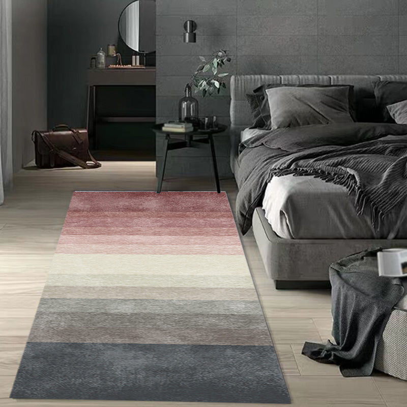 Unique multicolored modernist carpet polyester ombre pattern washable pet friendly non-slip carpet for the living room | Bowlift