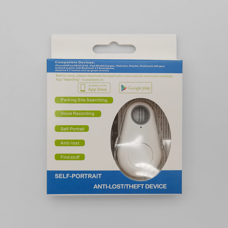 Water drop bluetooth anti-loss device intelligent two-way object-finding pet mobile phone key wallet alarm anti-loss device