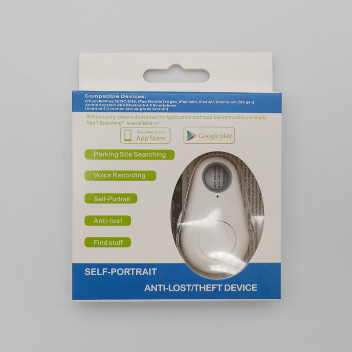Water drop bluetooth anti-loss device intelligent two-way object-finding pet mobile phone key wallet alarm anti-loss device