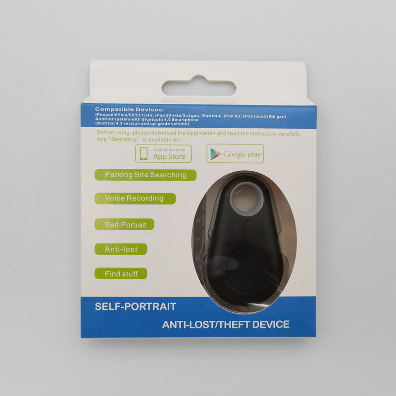 Water drop bluetooth anti-loss device intelligent two-way object-finding pet mobile phone key wallet alarm anti-loss device