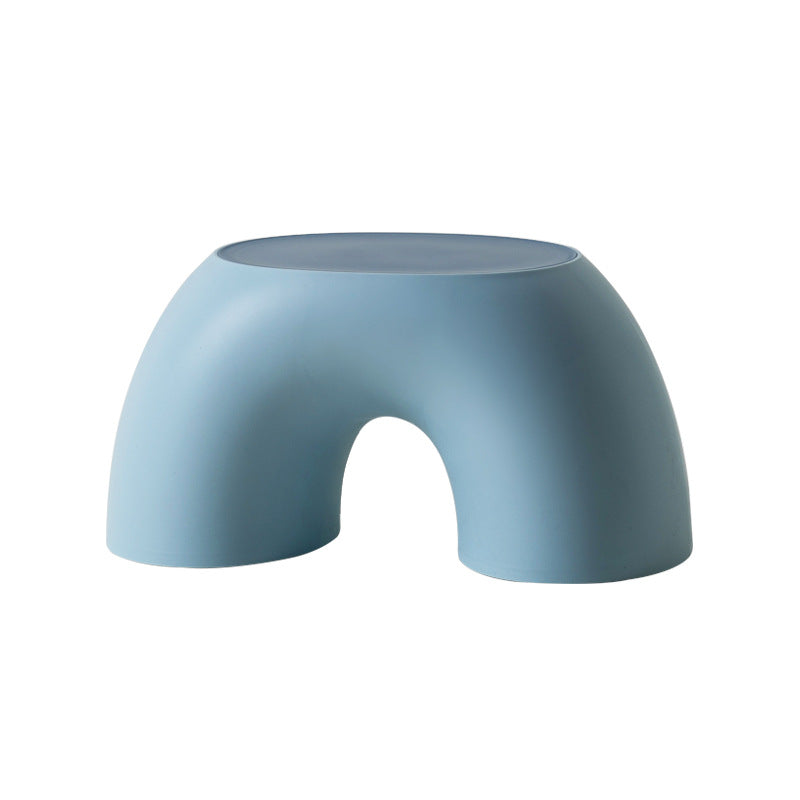 Children's Round Low Stool Comfortable Stool Non-slip Durable Shoe Changing Stool Rainbow Stool Simple Ring Rainbow Stool Thick Stool