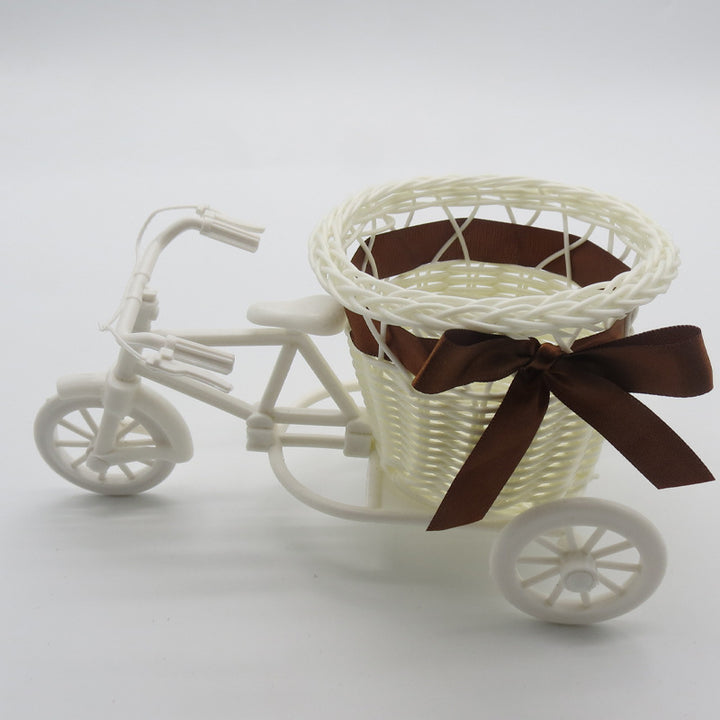 Cute Bicycle Decorative Storage Basket Bowlift