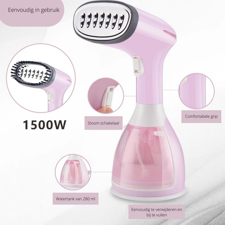 Compact Portable Garment Steamer Wrinkle-Free Bowlift