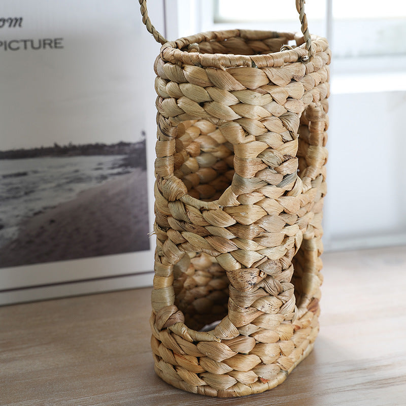 Versatile Hanging Woven Storage Basket Bowlift