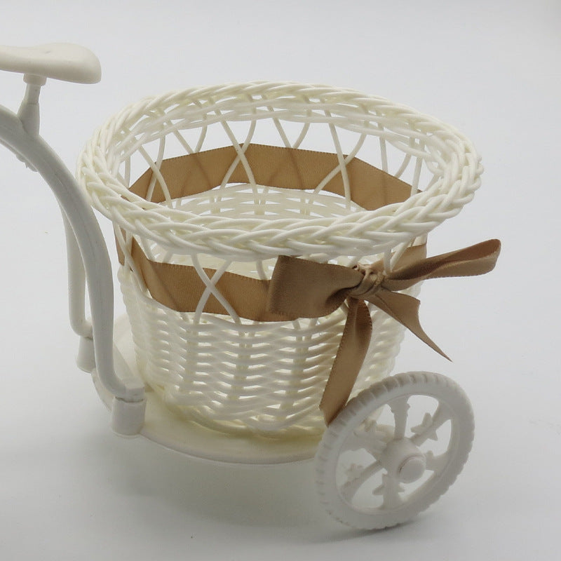 Cute Bicycle Decorative Storage Basket Bowlift