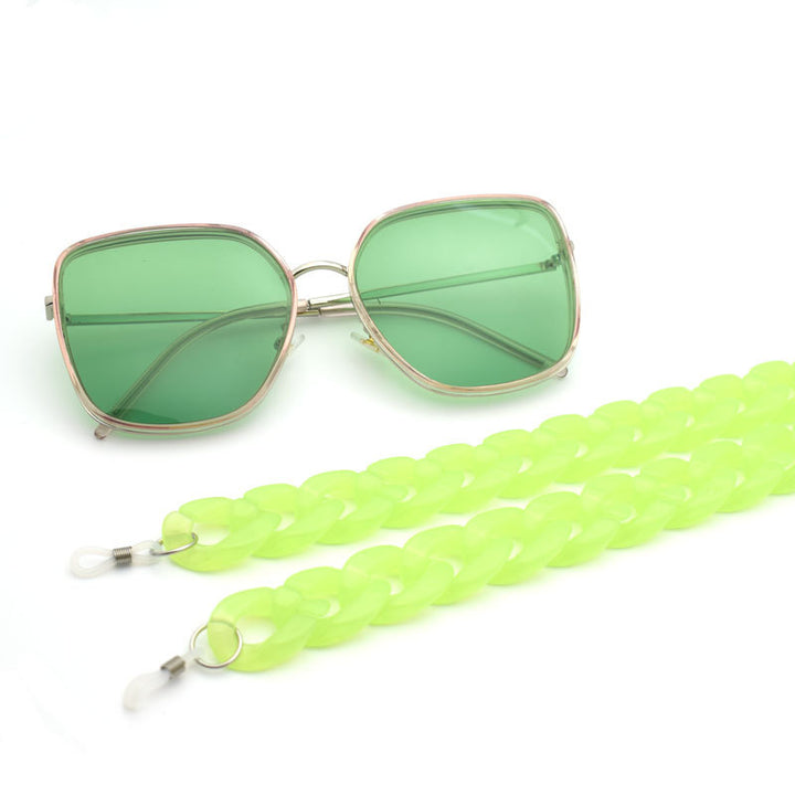 Charming Glow-in-the-Dark Eyewear Chain Bowlift