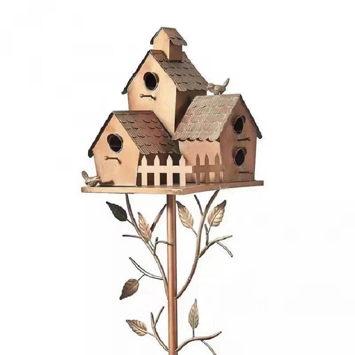 BowLift | European Metal Bird House+Garden Yard/Craft Decoration