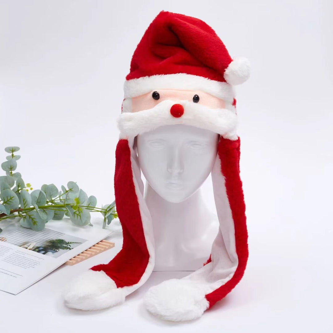 BowLift 丨 Women's Cute Fluffy Plush Hat Movable Ears
