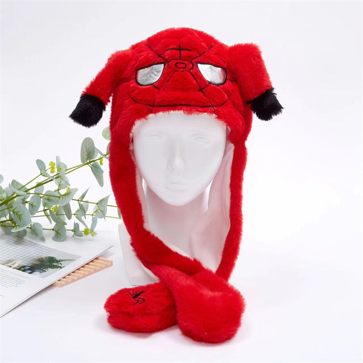 BowLift 丨 Women's Cute Fluffy Plush Hat Movable Ears
