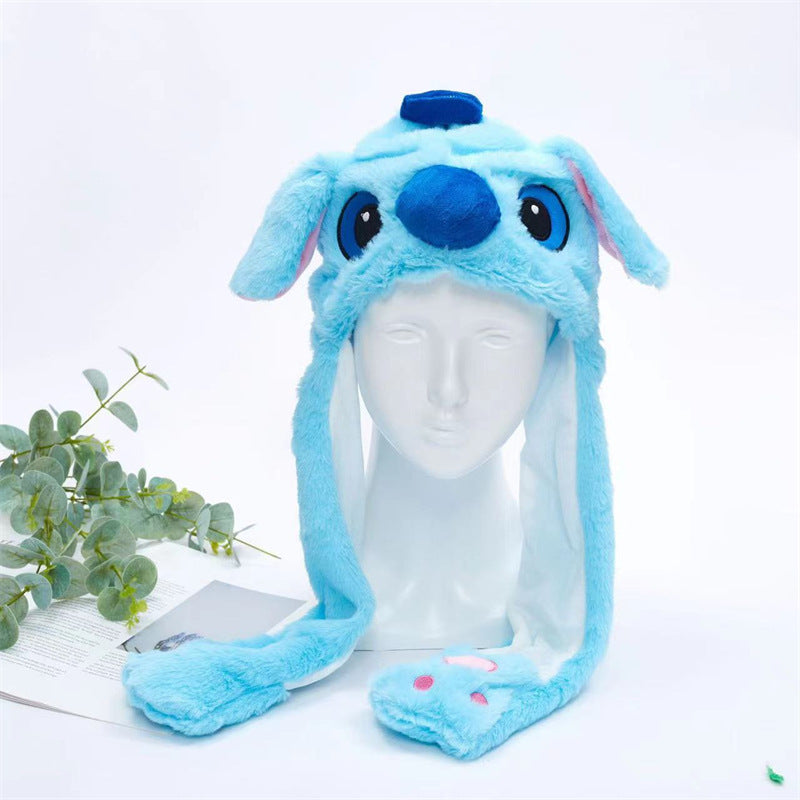BowLift 丨 Women's Cute Fluffy Plush Hat Movable Ears