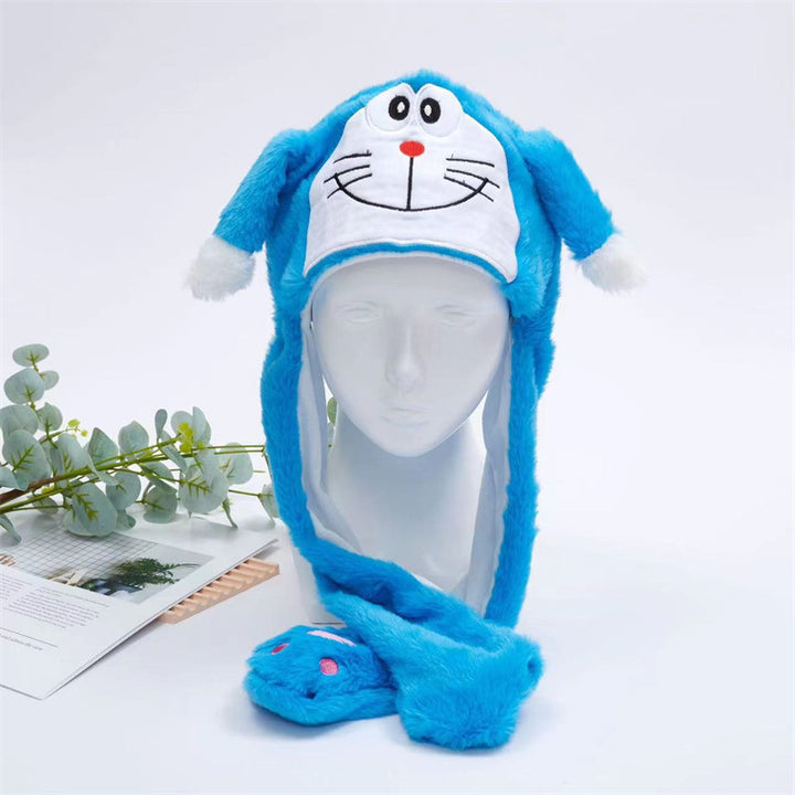 BowLift 丨 Women's Cute Fluffy Plush Hat Movable Ears