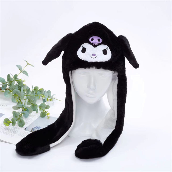 BowLift 丨 Women's Cute Fluffy Plush Hat Movable Ears