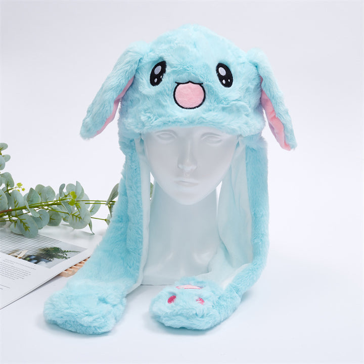 BowLift 丨 Women's Cute Fluffy Plush Hat Movable Ears