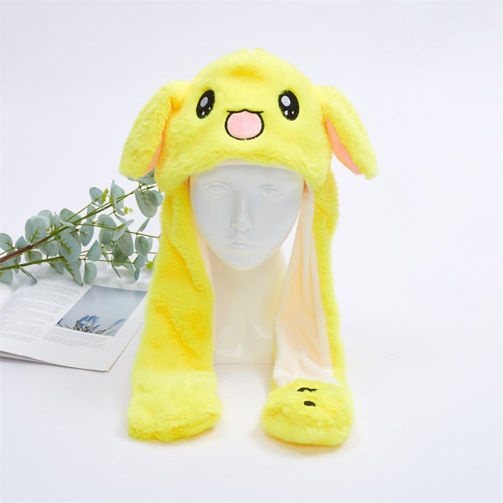 BowLift 丨 Women's Cute Fluffy Plush Hat Movable Ears