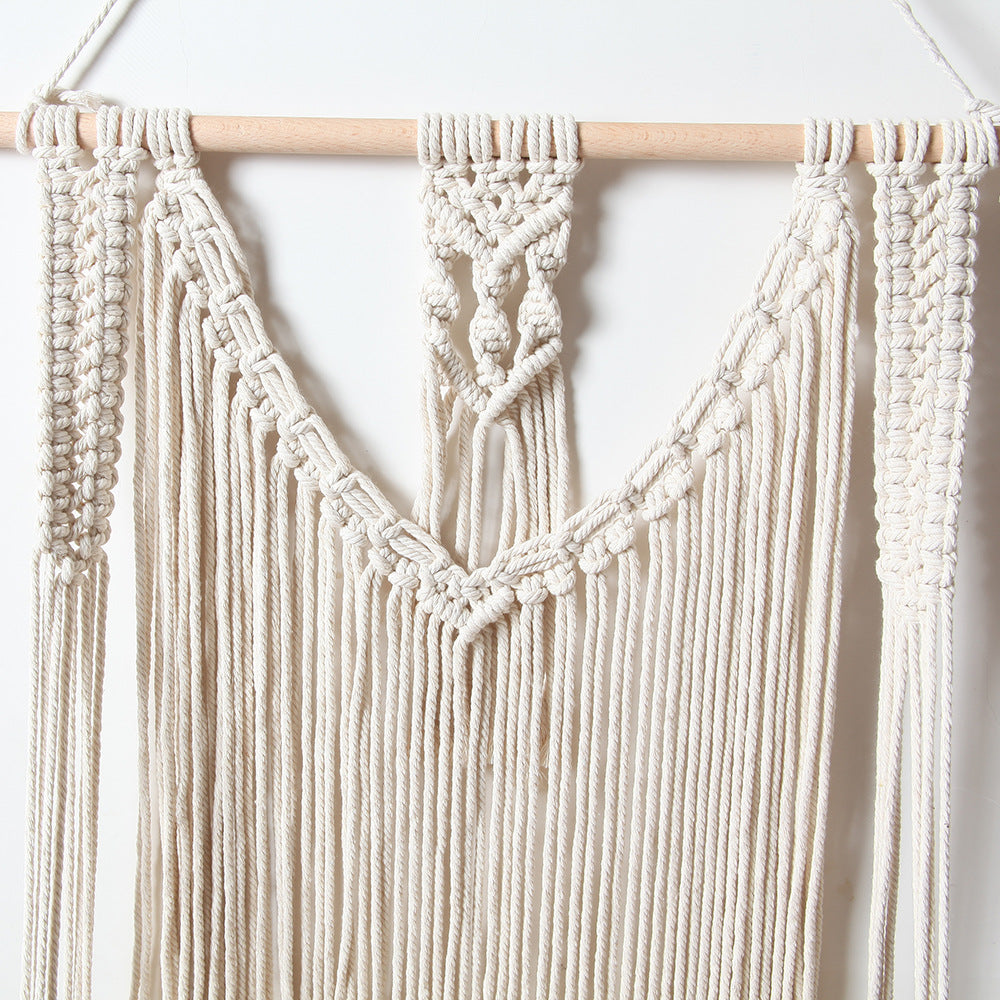 Wall-Mounted Macramé Shelf Bowlift