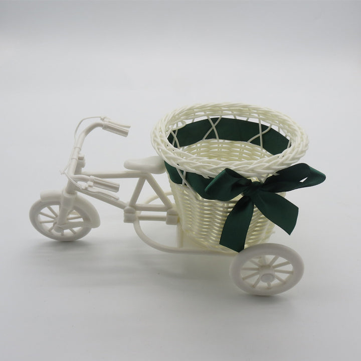 Cute Bicycle Decorative Storage Basket Bowlift