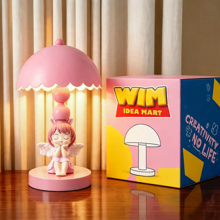 Rosa Angel-Table Lamp with Color Change, Touch Control