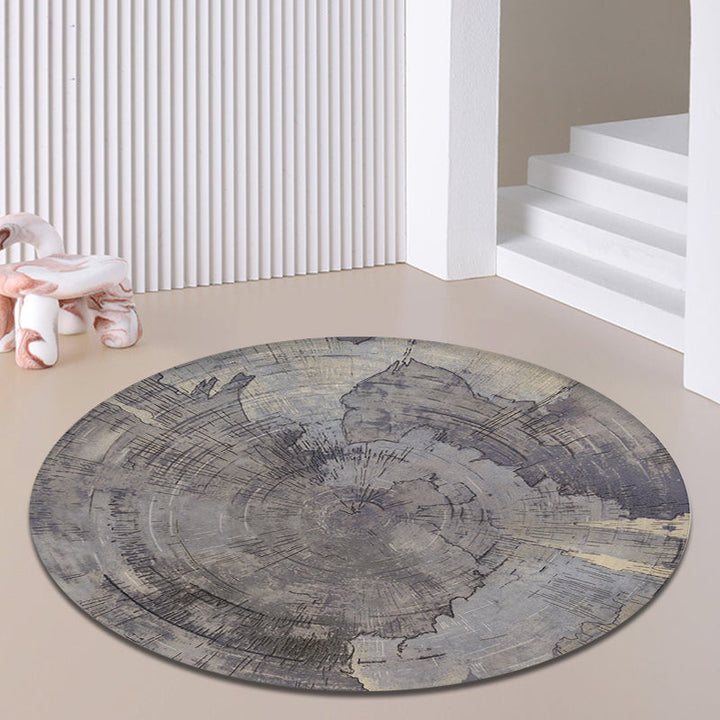 Unique Multicolored Modernist Rug Polyester Abstract Rug Washable Pet Friendly Non-Slip Rug for the Living Room | Bowlift