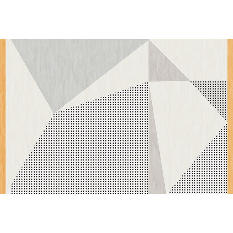 BowLift | Funky Modernism Rug Green and Gray Geometric and Checkered Pattern Rug Pet Friendly Non-Slip Washable Area Rug for Decoration