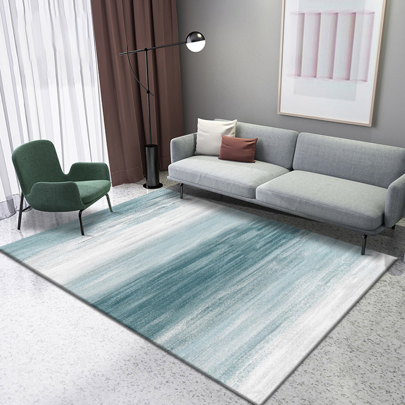 Unique multicolored modernist carpet polyester ombre pattern washable pet friendly non-slip carpet for the living room | Bowlift