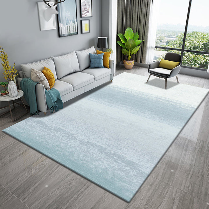Unique multicolored modernist carpet polyester ombre pattern washable pet friendly non-slip carpet for the living room | Bowlift