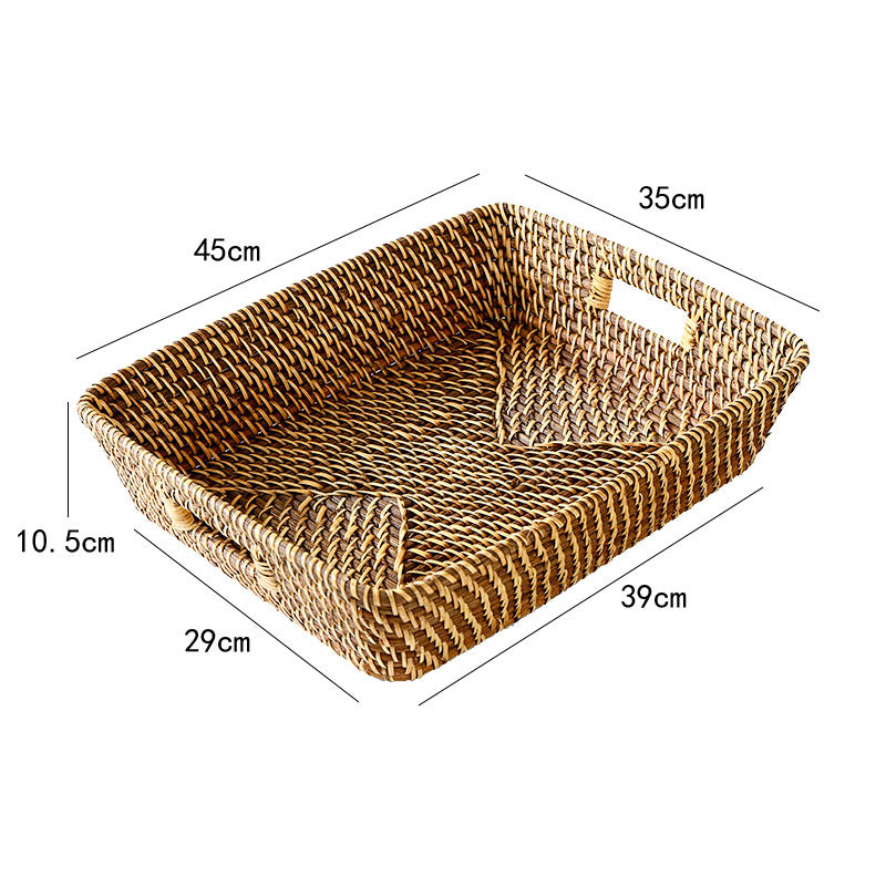 Decorative Woven Laundry Basket Bowlift