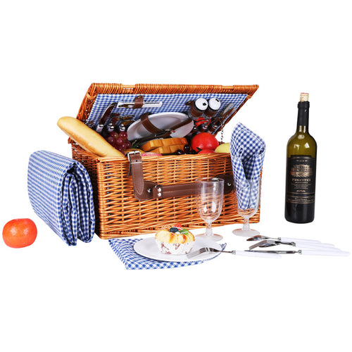 Women’s picnic basket with integrated dish set and thermal insulating elements Bowlift