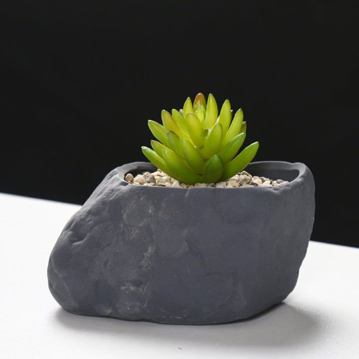 Creative Stone-Shaped Succulent Planter Bowlift