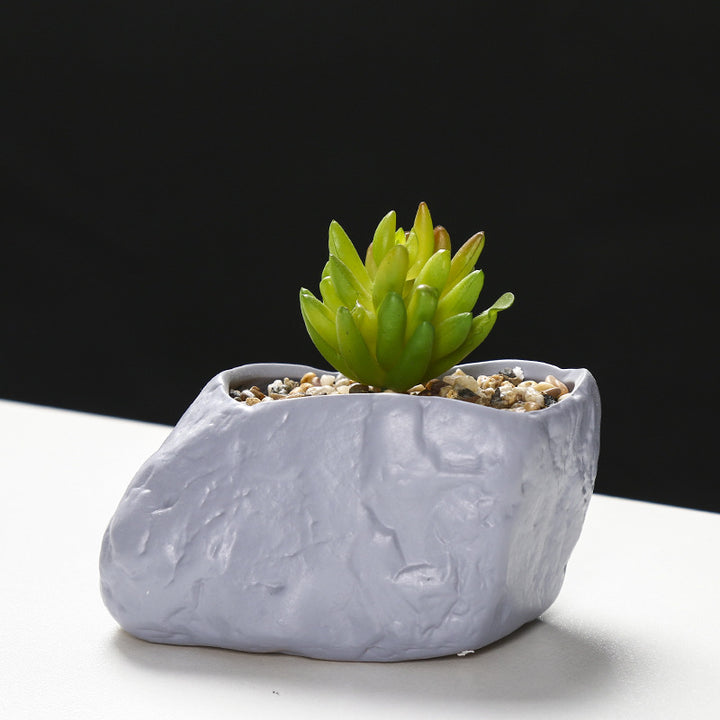 Creative Stone-Shaped Succulent Planter Bowlift