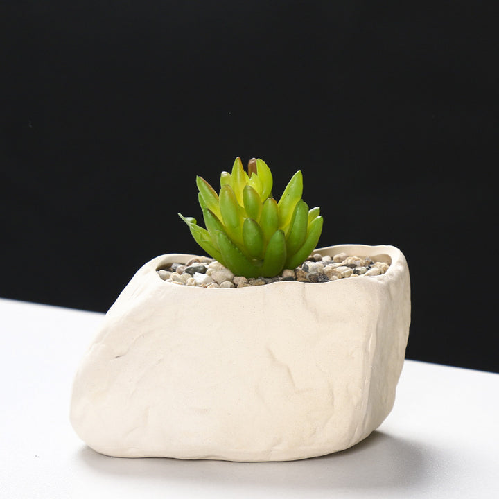 Creative Stone-Shaped Succulent Planter Bowlift