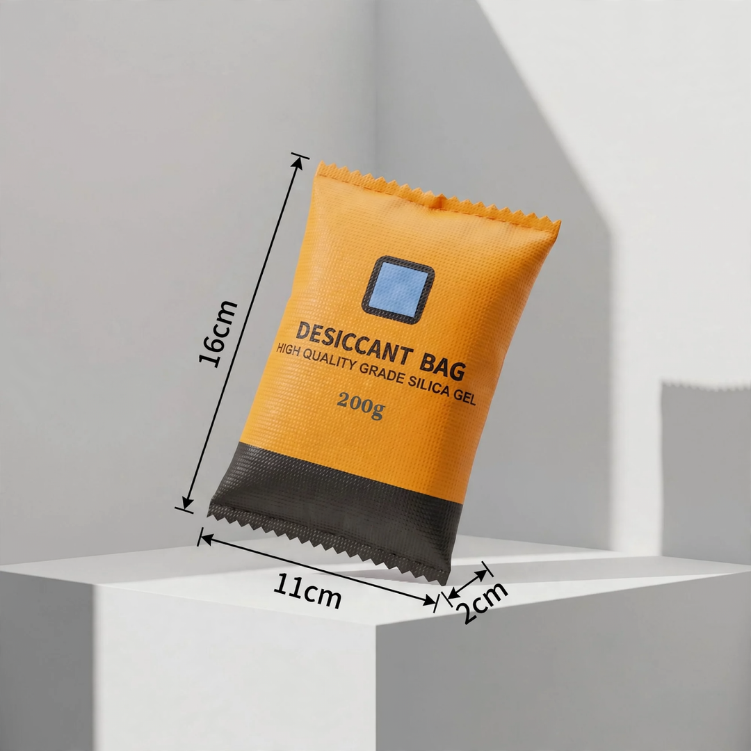 Reusable silicone desiccant, color changing