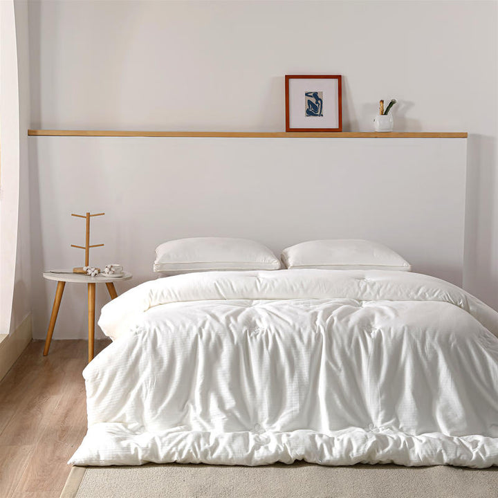 Cotton duvet with antibacterial fiber