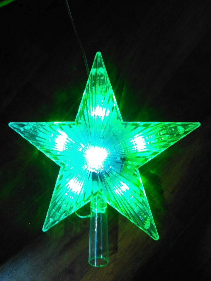 LED Star for Christmas Tree Topper, 20 cm
