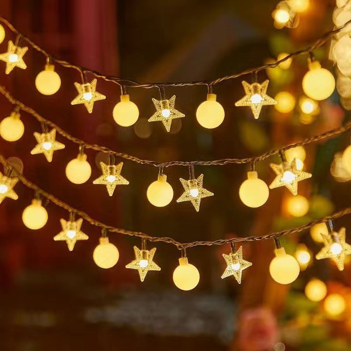 LED string lights for atmospheric decoration