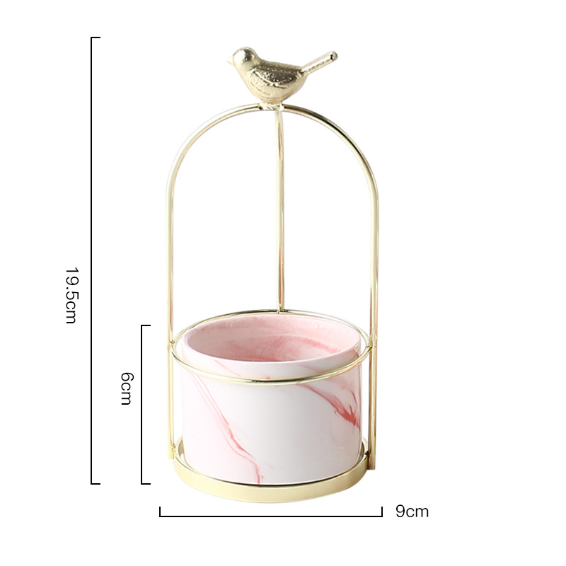 BowLift | Flower plant pots with bird design for stylish decoration