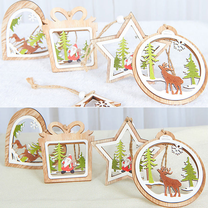 BowLift | Christmas Wooden Pendant