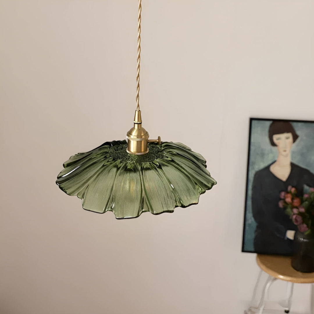 Hanging lamp with floral motif – Warm light & stylish design | For your home | Bowlift